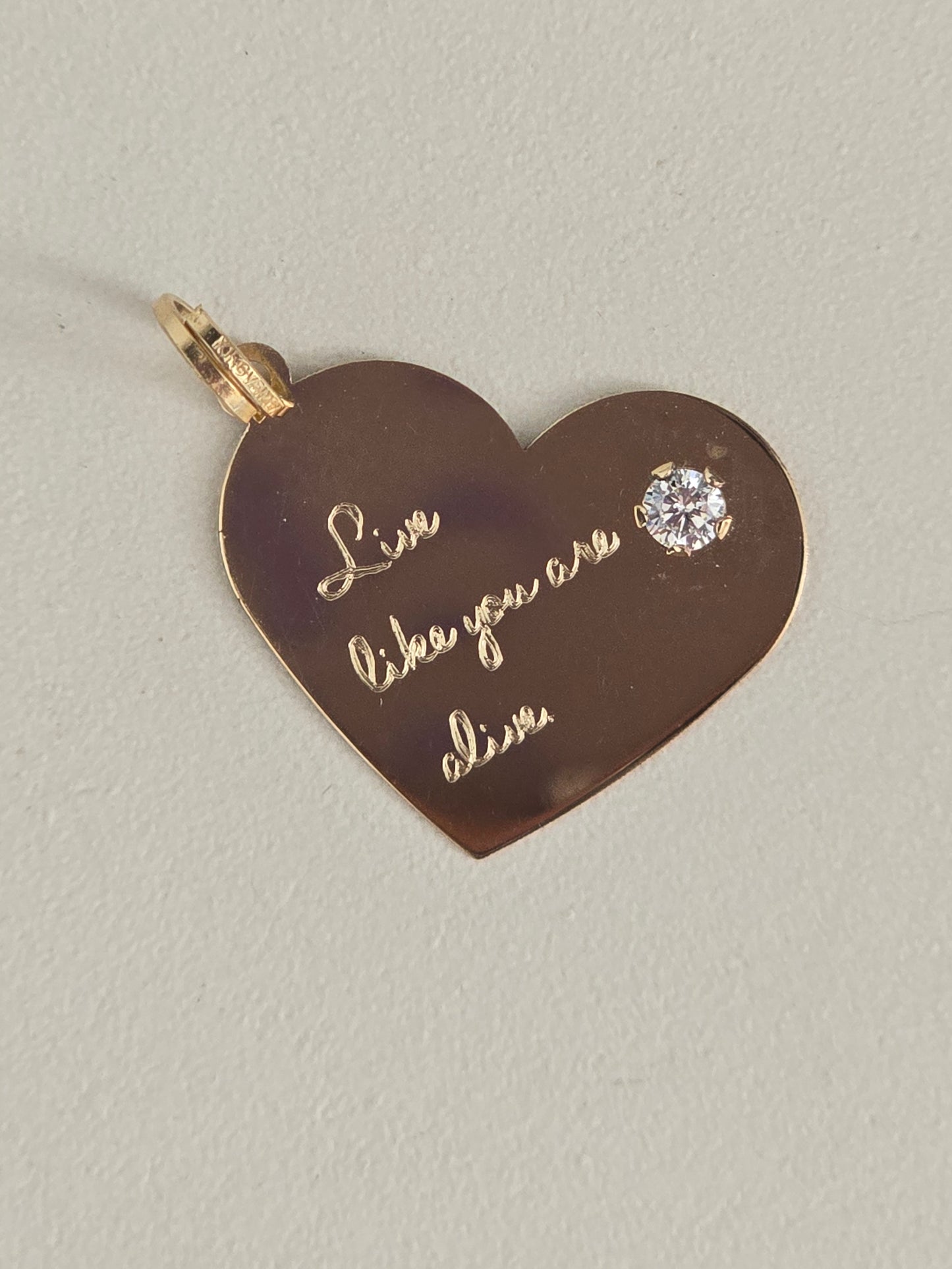 LIVE LIKE YOU ARE ALIVE (charm)