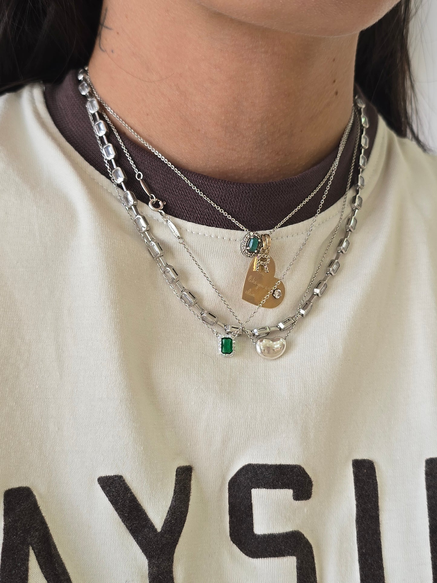 Collar Gratitud en plata .925