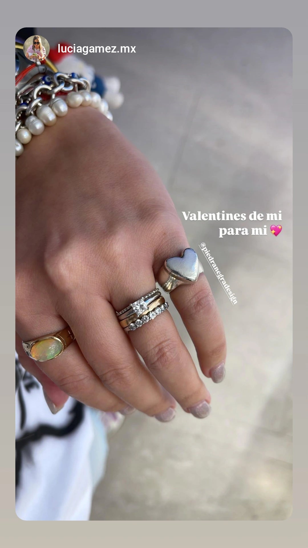 Pinky Heart (Plata)