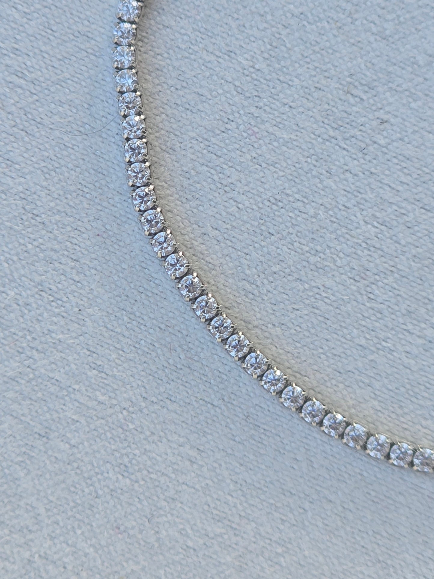 Tennis bracelet (Plata)