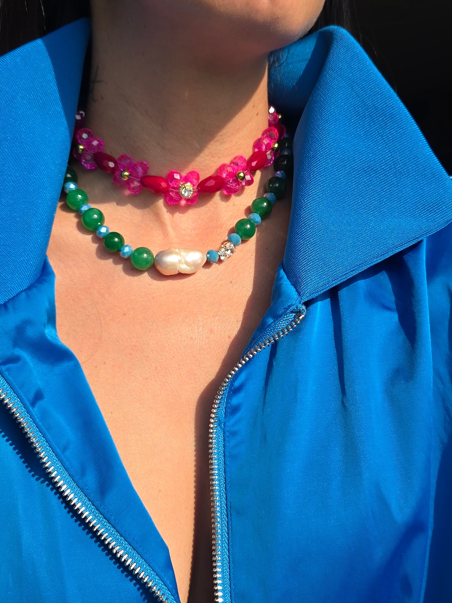 Jade barroca collar