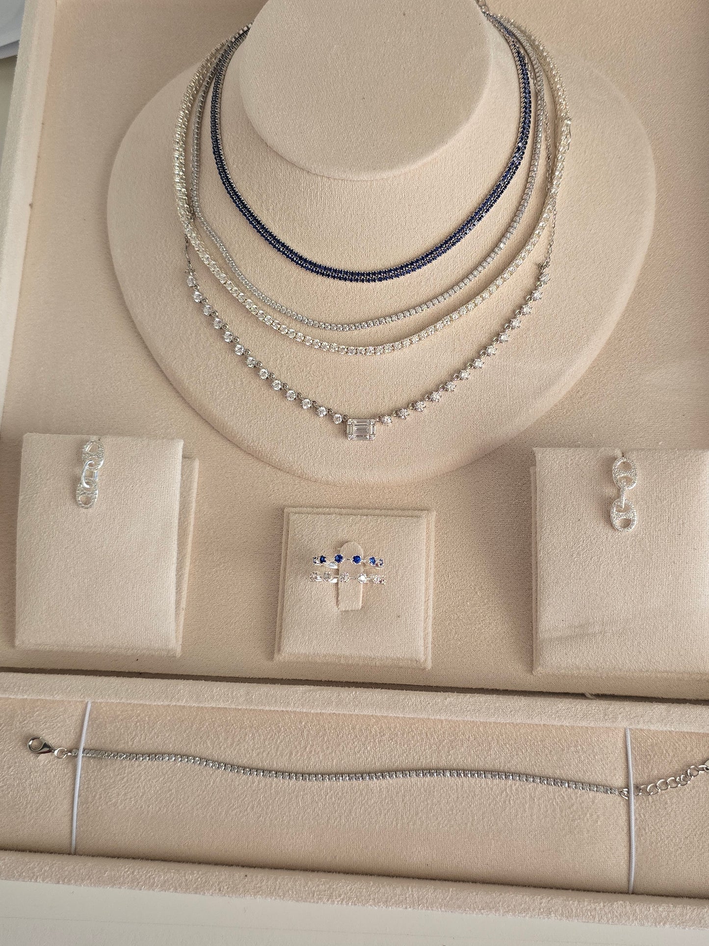 Tennis bracelet (Plata)