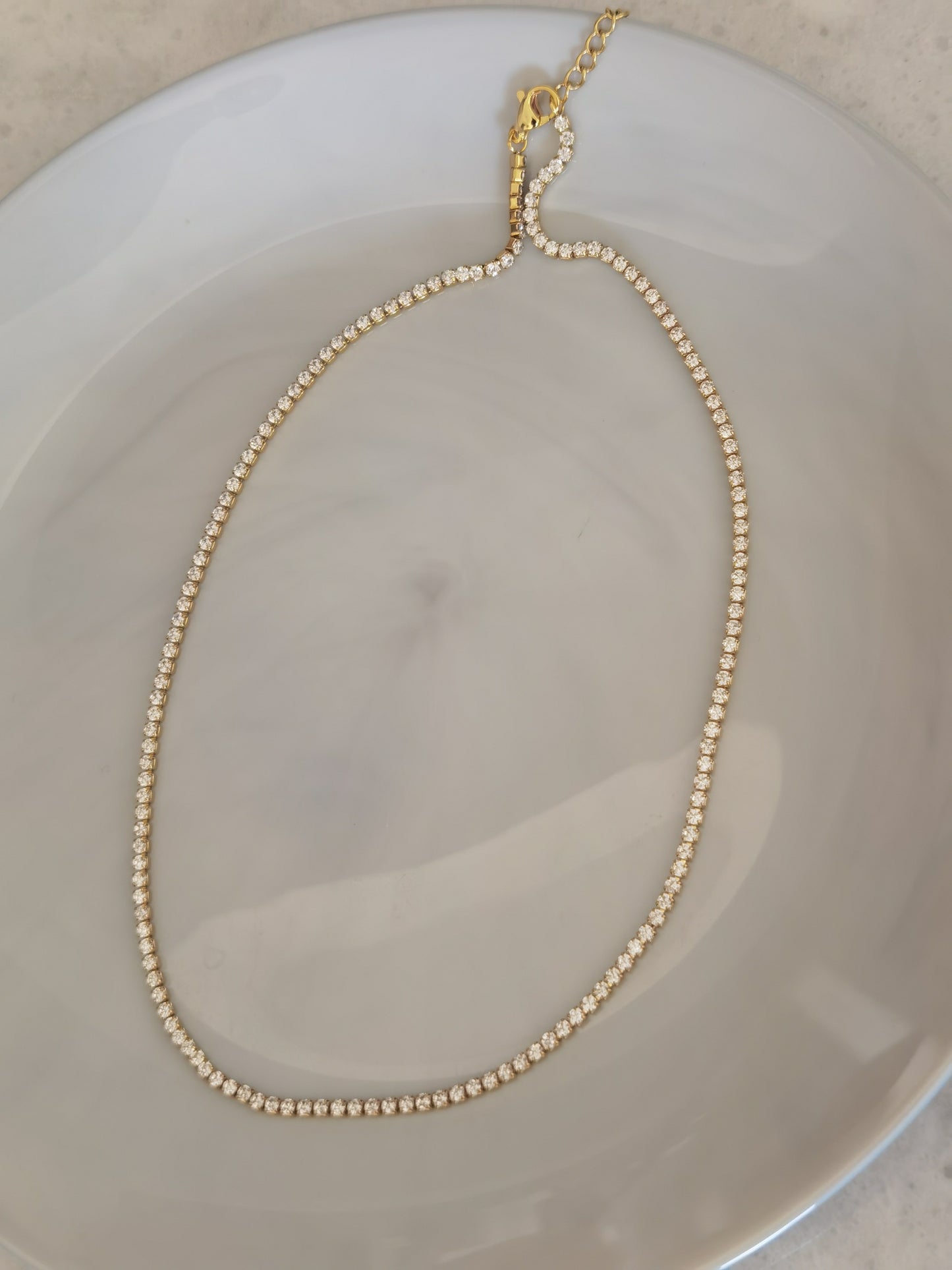 TENNIS SUPER TINY NECKLACE