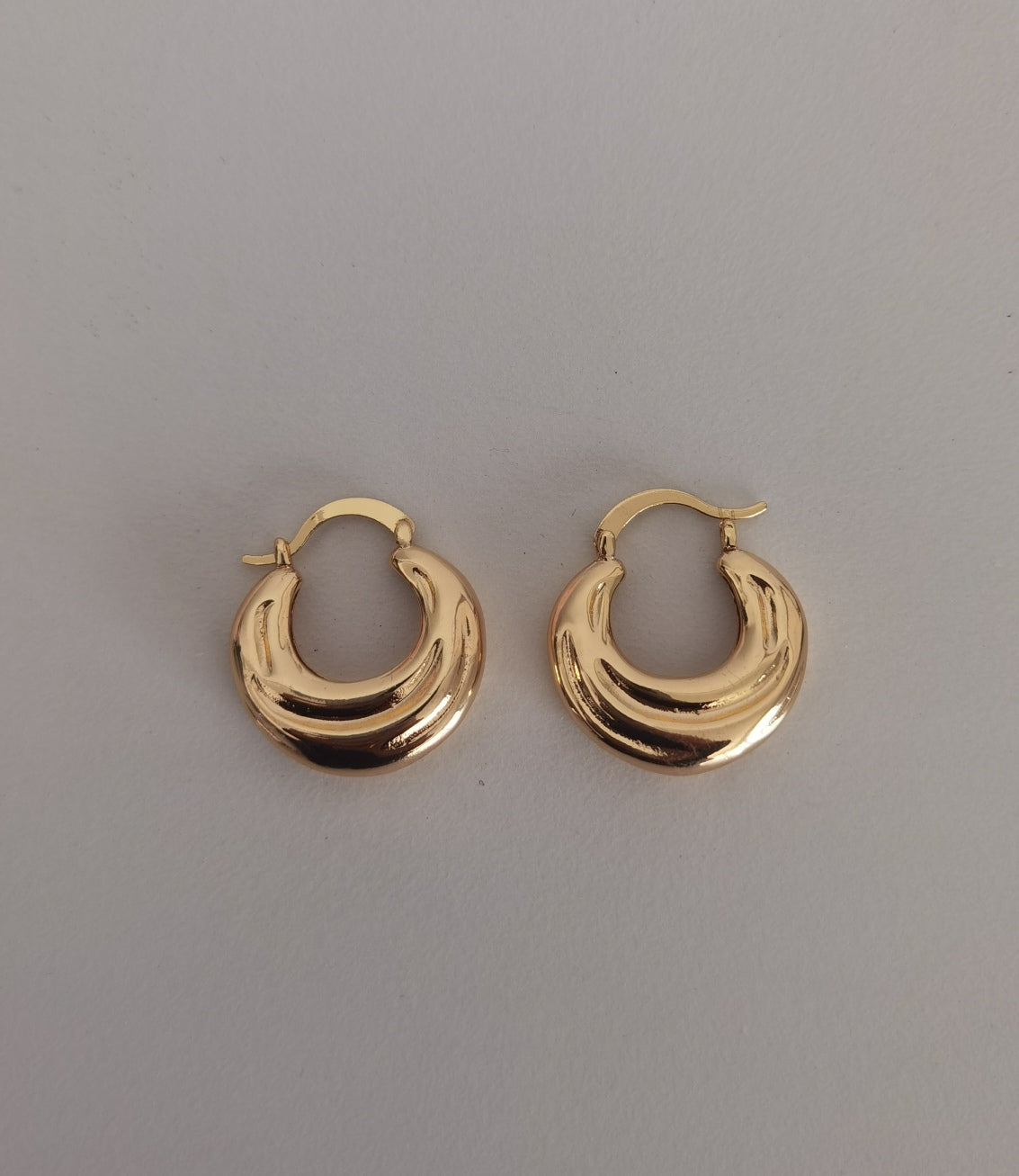 HUELLA HOOPS (par arracadas)
