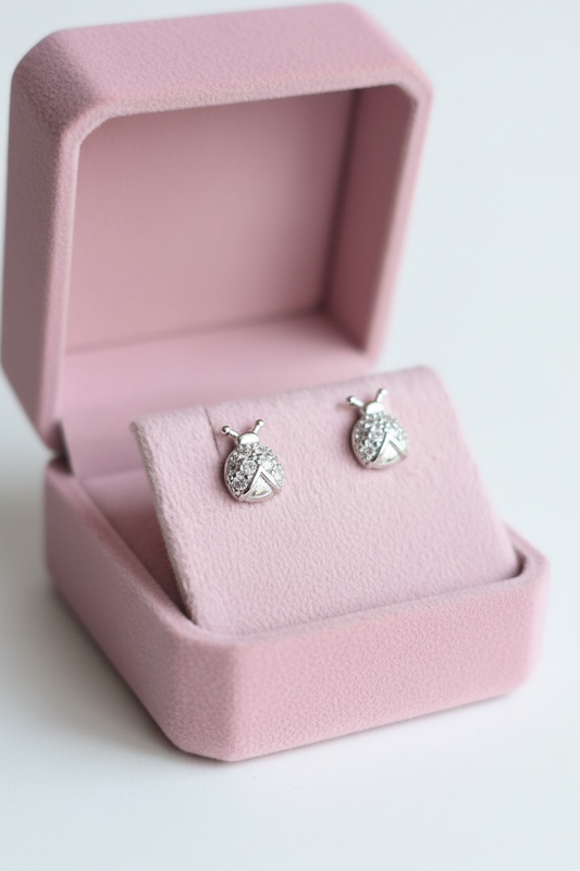 Lady Bug par (Plata .925)