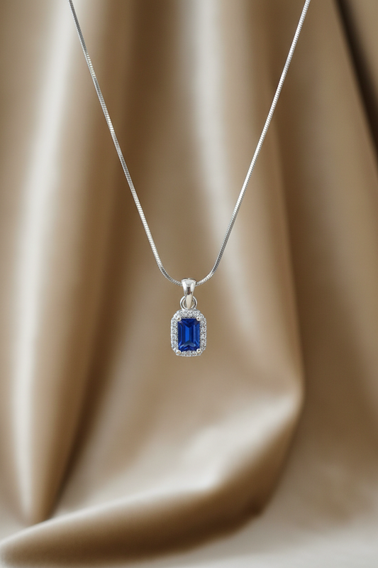 New day blue necklace (Plata.925)