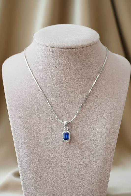 New day blue necklace (Plata.925)