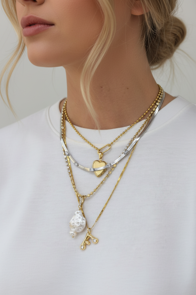 SNAKE DIAMONDS NECKLACE