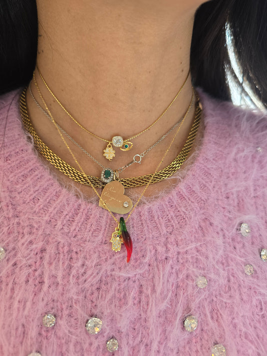 Hot & balance necklace