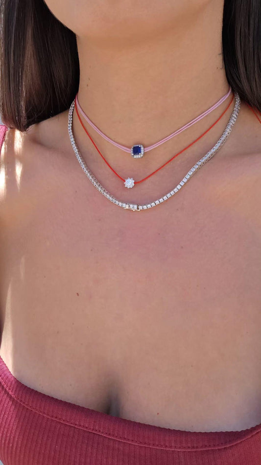 AMOR ETERNO COLLAR HILO ROJO