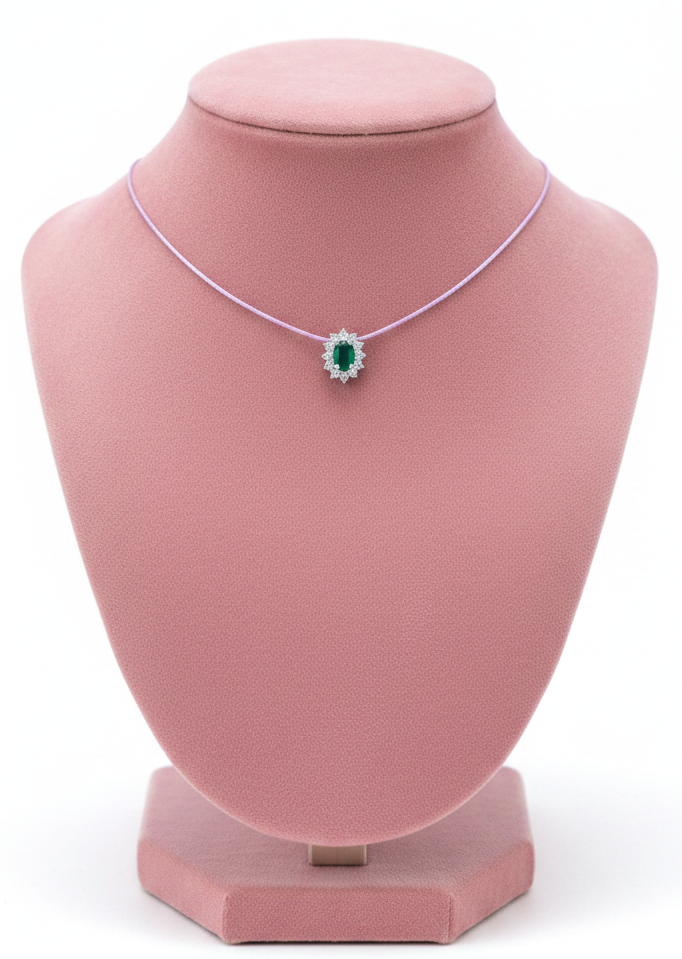 One diamond (lila y verde)