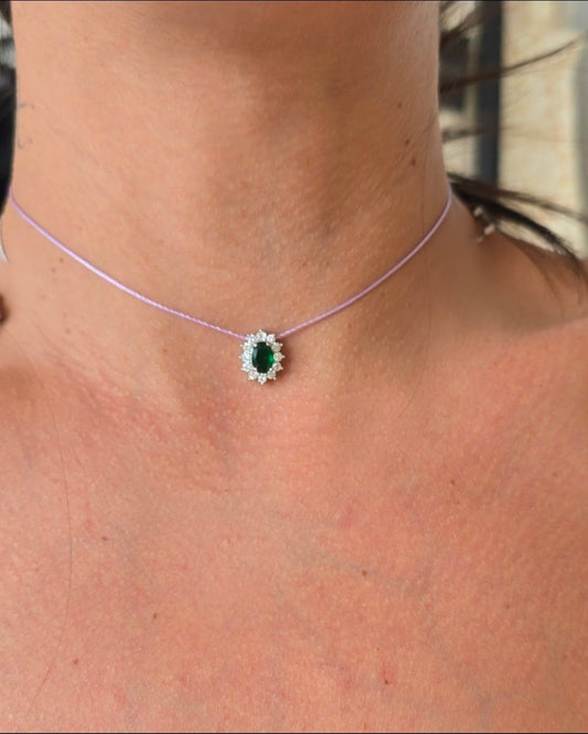 One diamond (lila y verde)