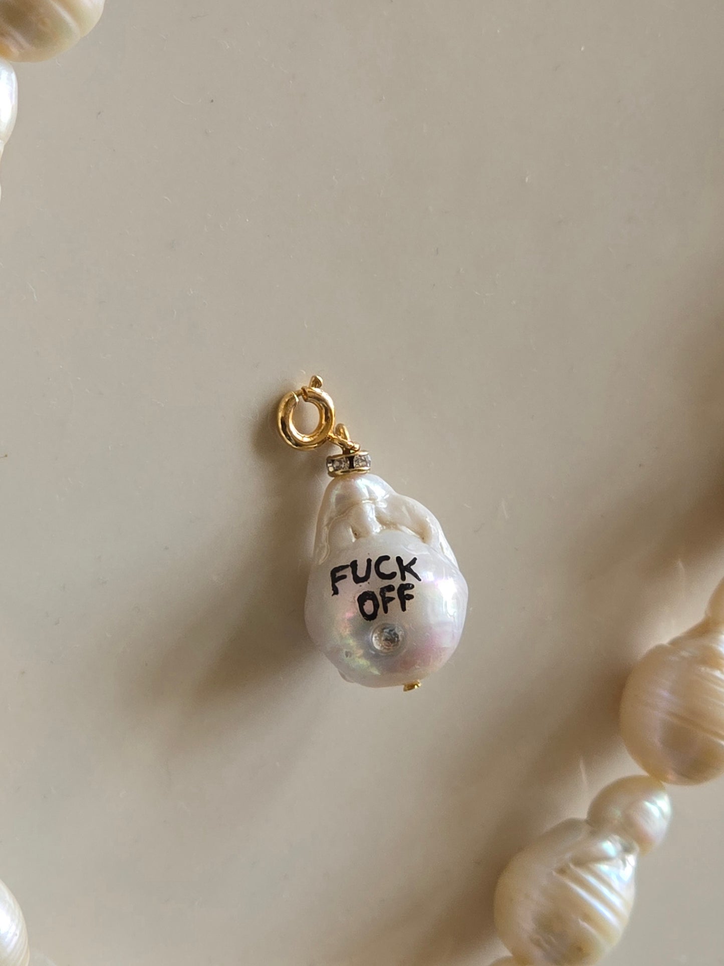 Bye bye baby Pearl Charm