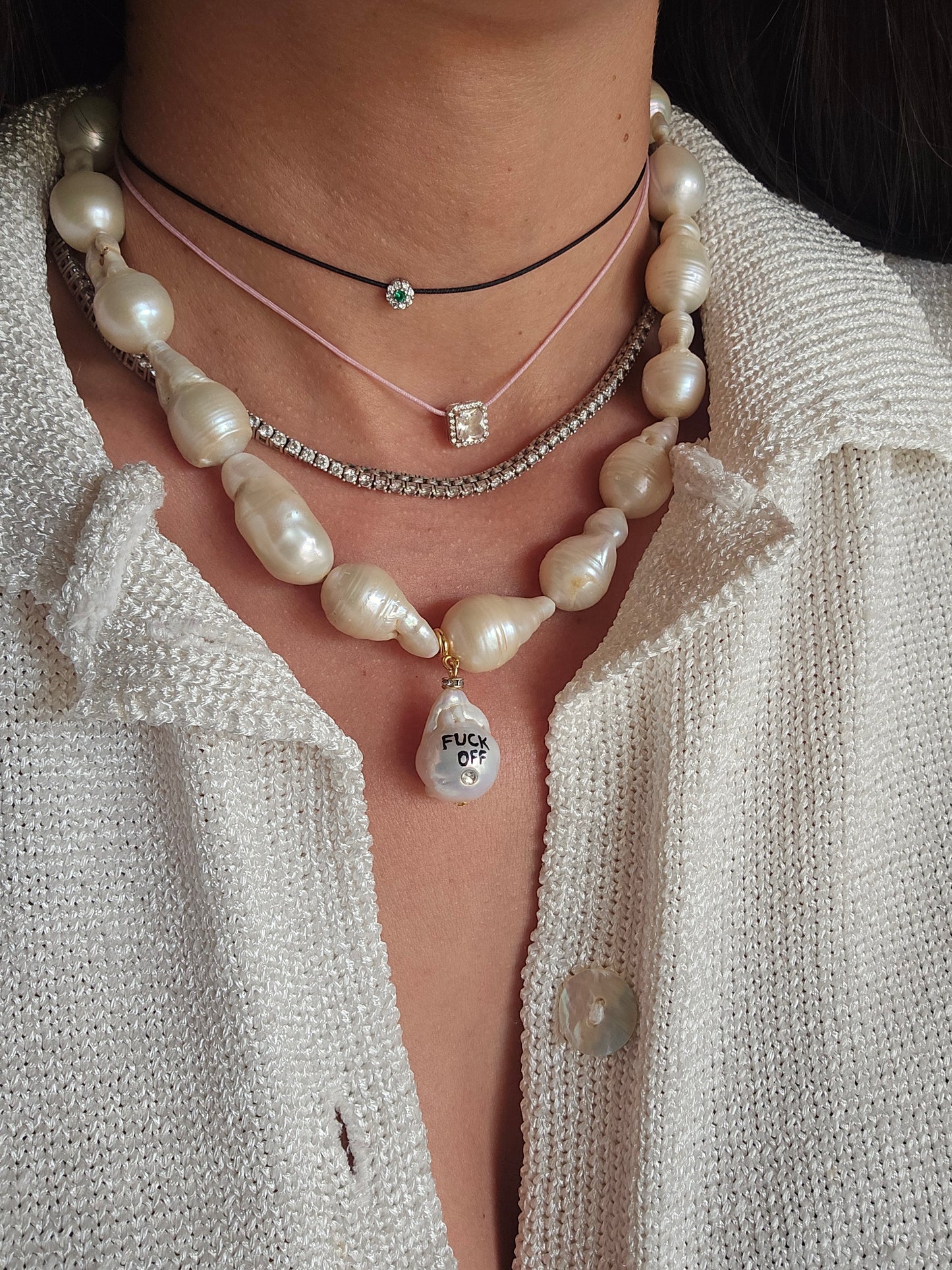 Bye bye baby Pearl Charm