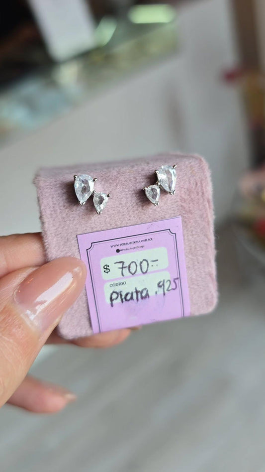 Doble gota (Plata .925)