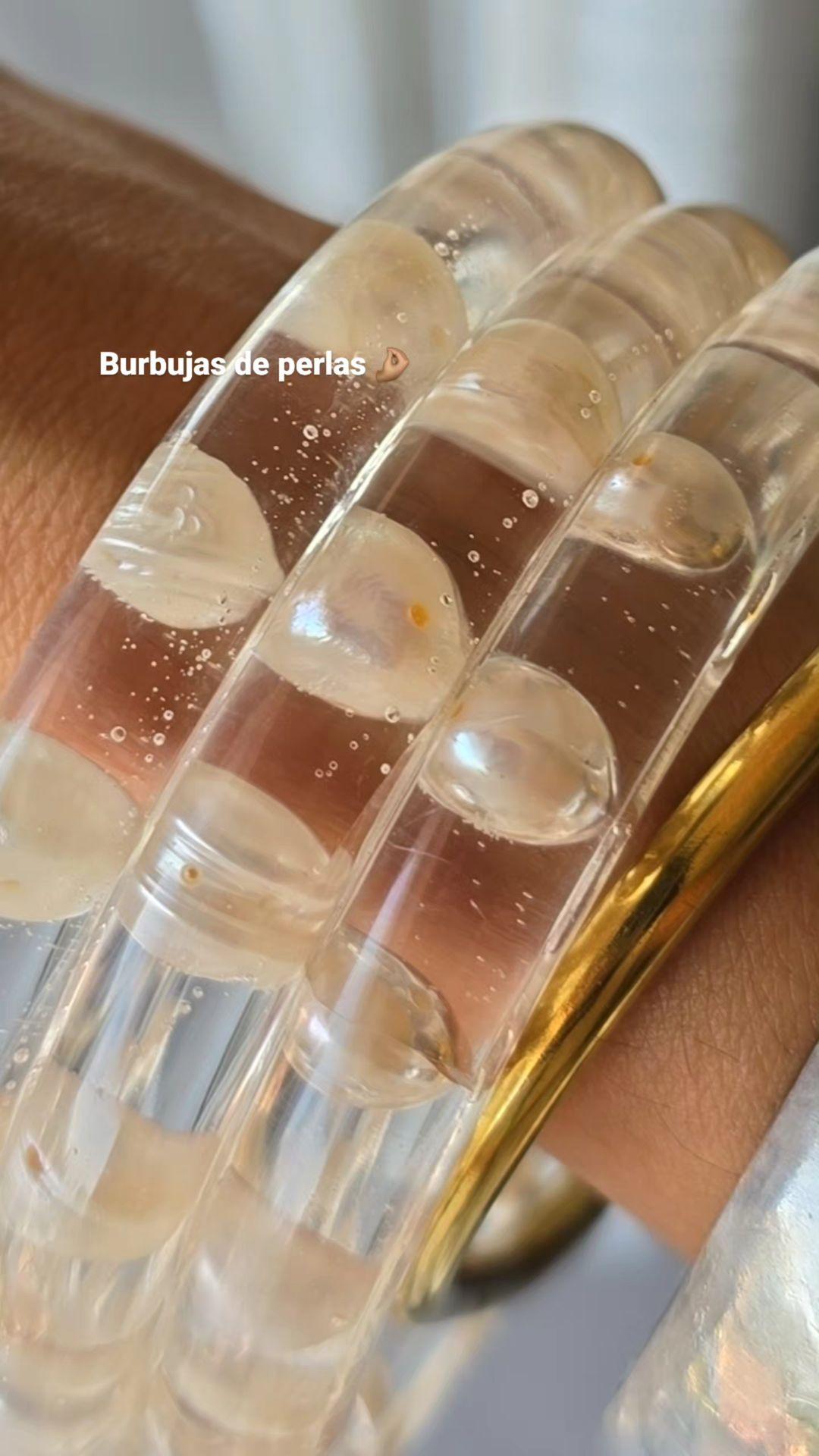 BURBUJAS DE PERLAS Brazalete