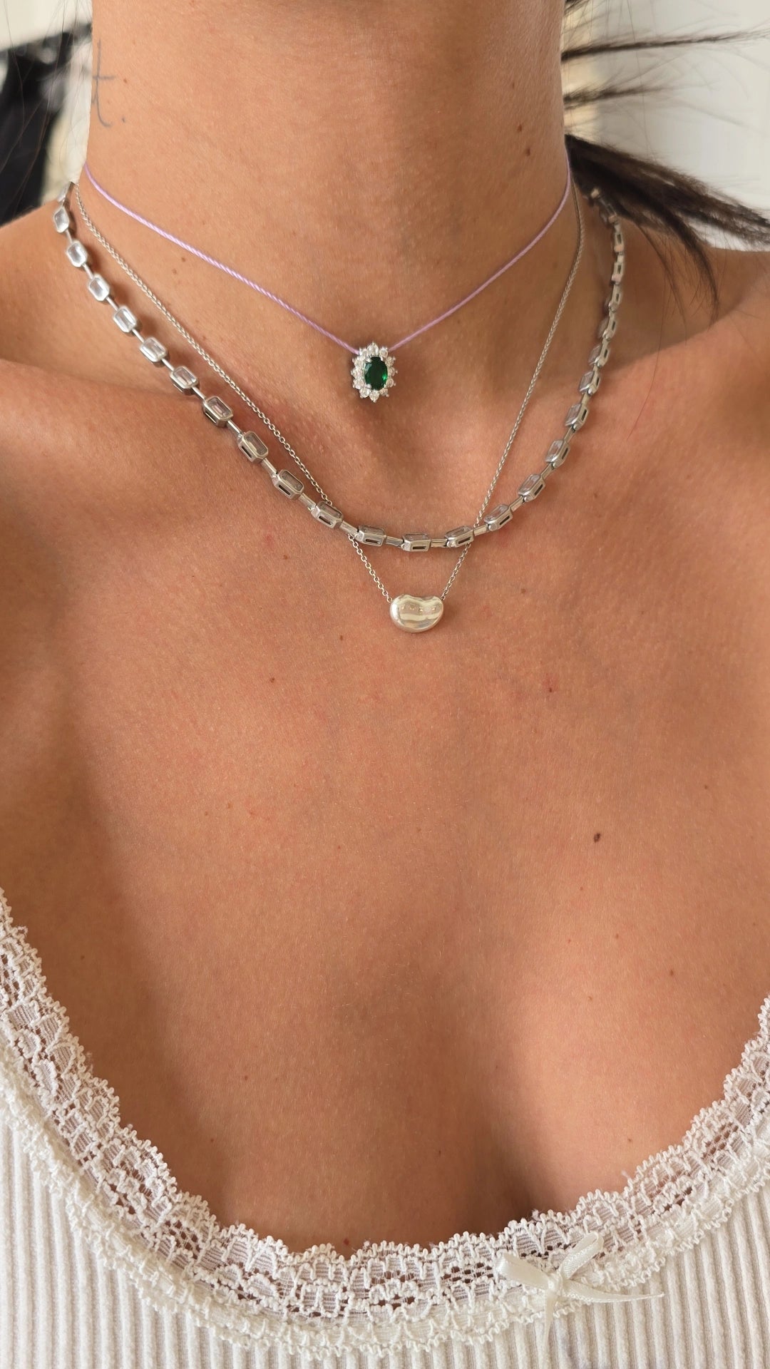 One diamond (lila y verde)