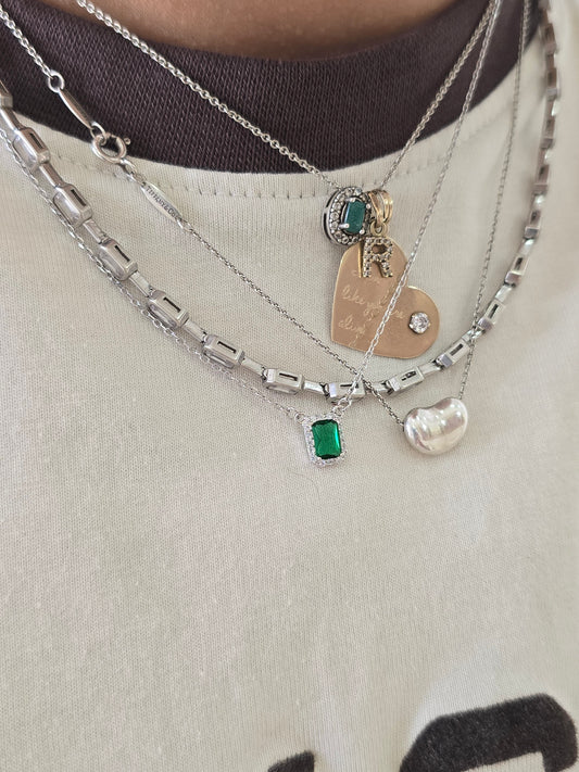 Collar Gratitud en plata .925