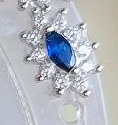 Piercings plata .925 con bolita atrás