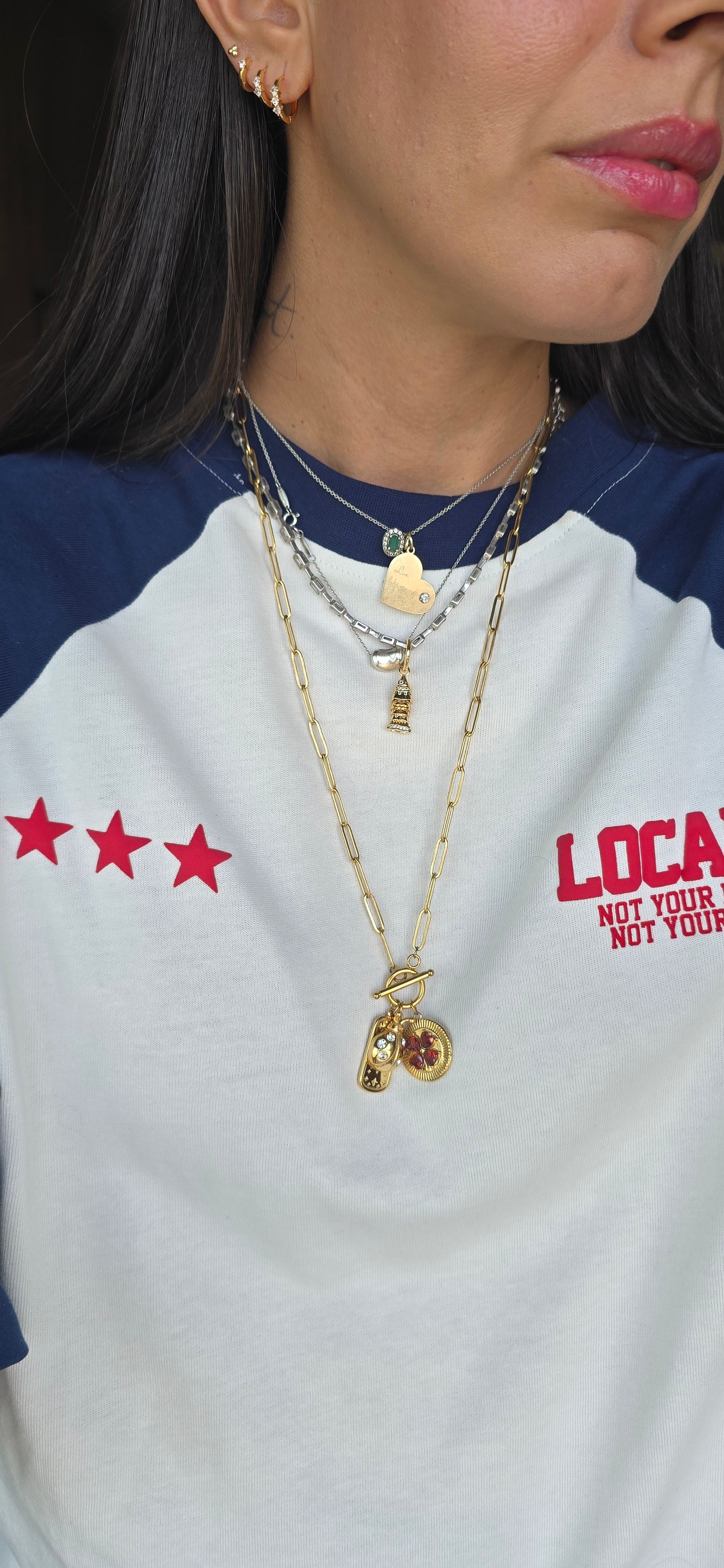 Triple Suerte collar