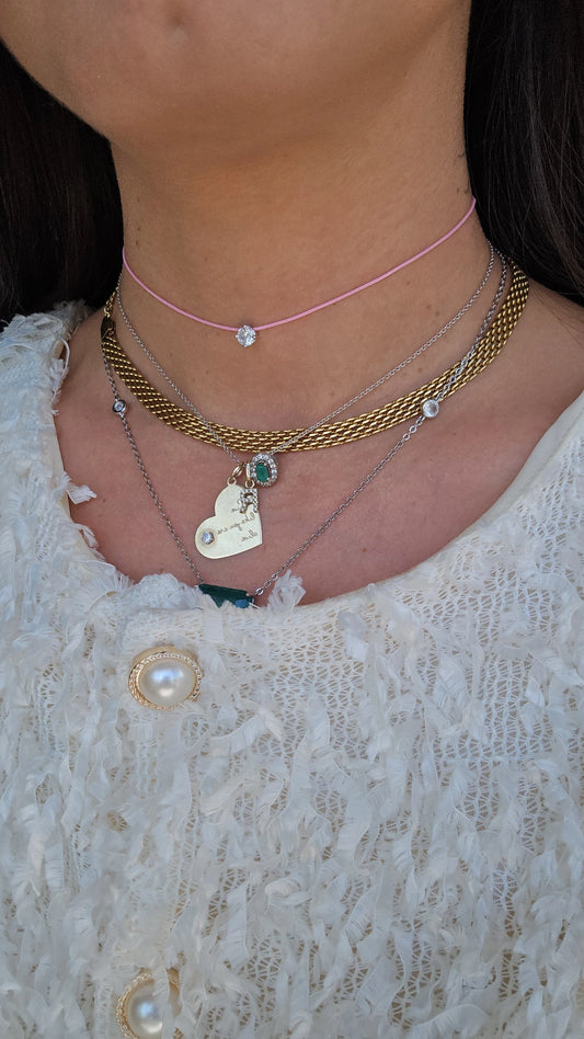 Pink one diamond (Plata. 925)