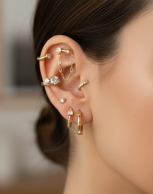 WHITE PIERCINGS (VARIOS)