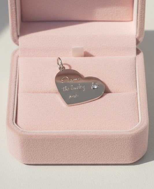 Corazón oro 10K (charm)