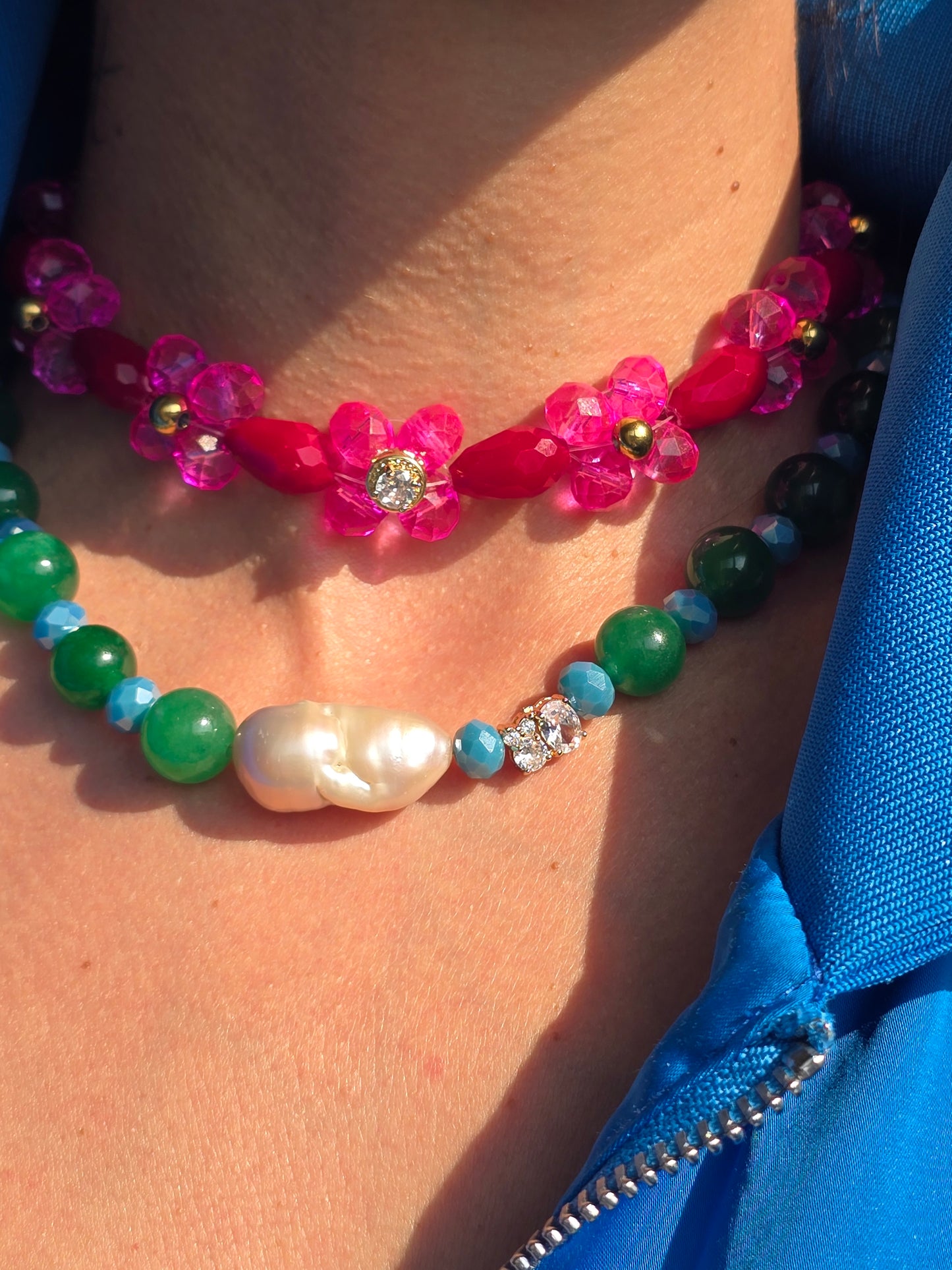 Jade barroca collar