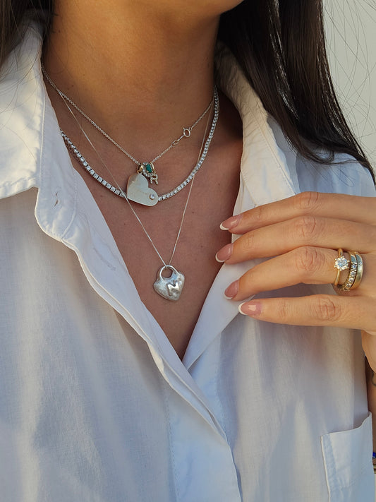 Corazón oro 10K (charm)