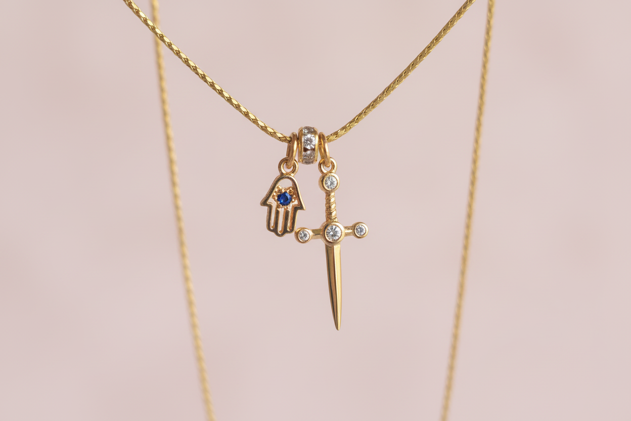 Mini Hamsa Necklace