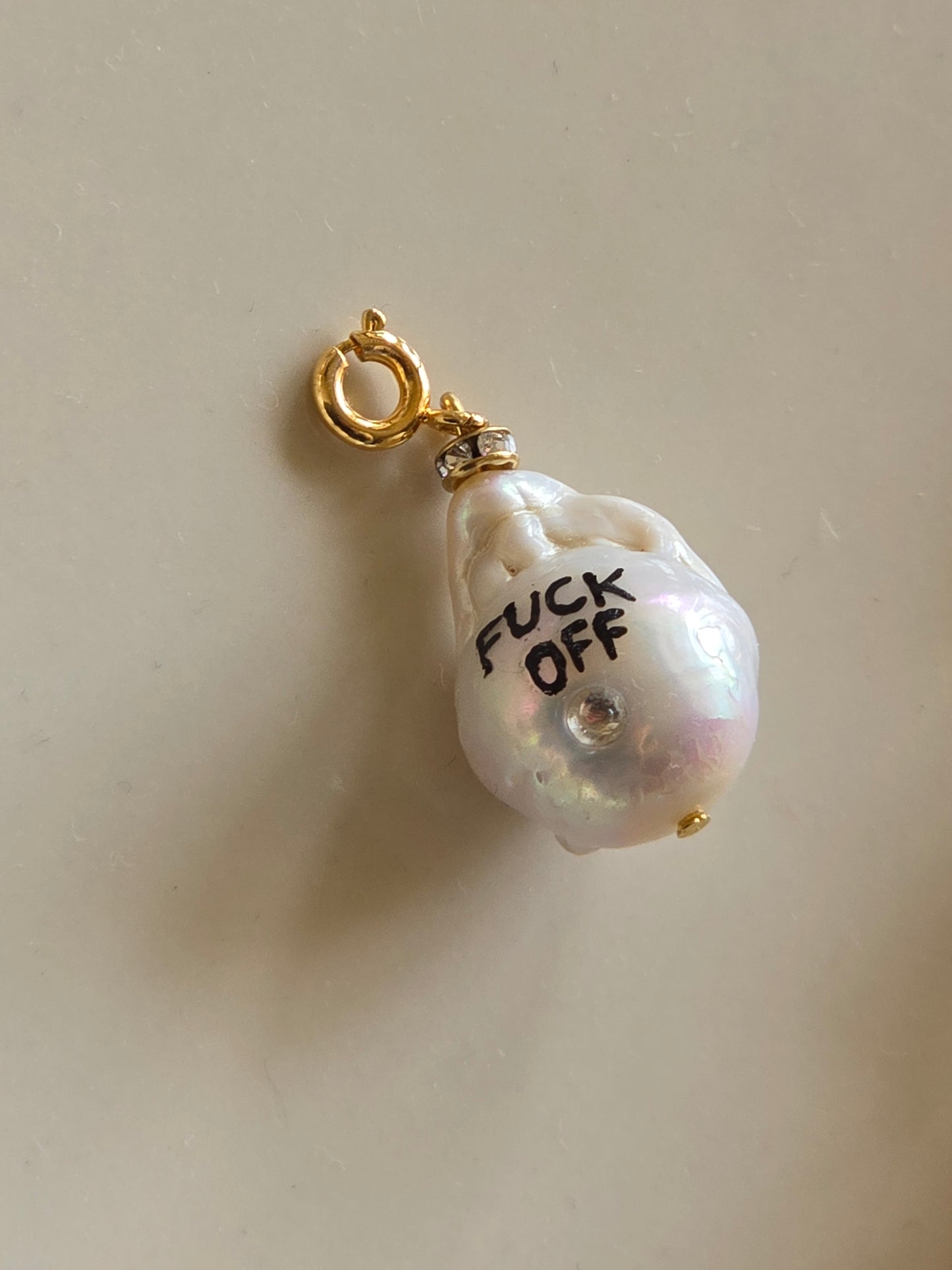 Bye bye baby Pearl Charm