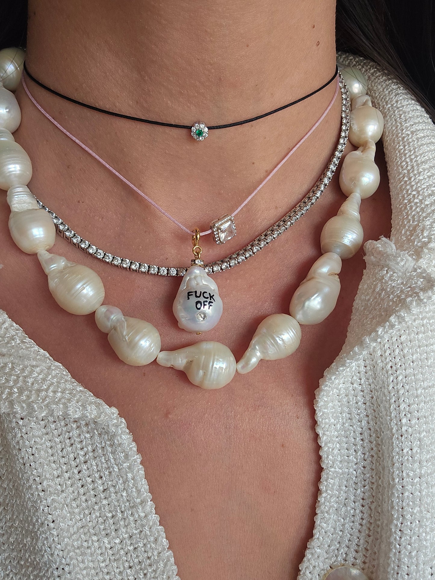 Bye bye baby Pearl Charm