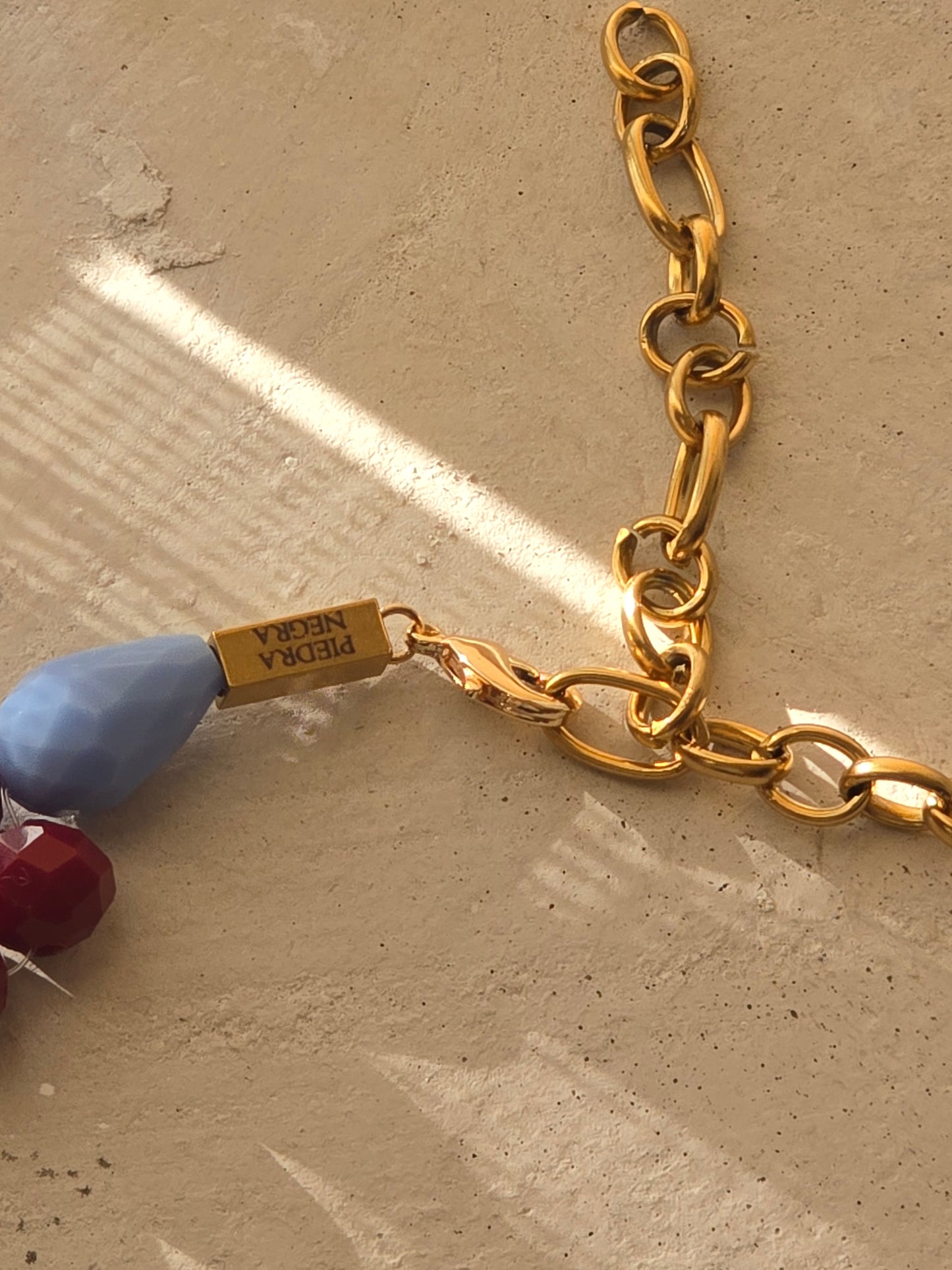 Garden Choker (Rojo-Azul)
