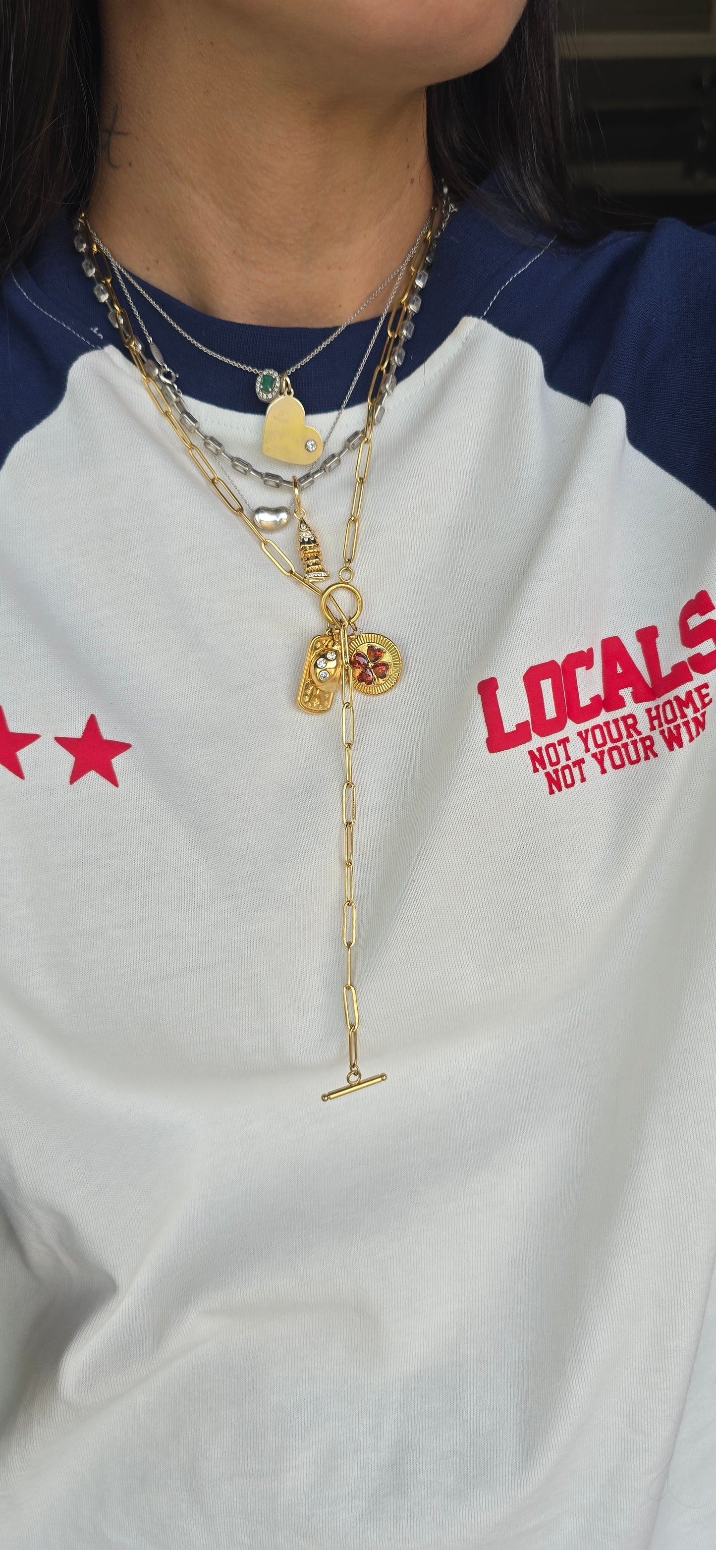 Triple Suerte collar