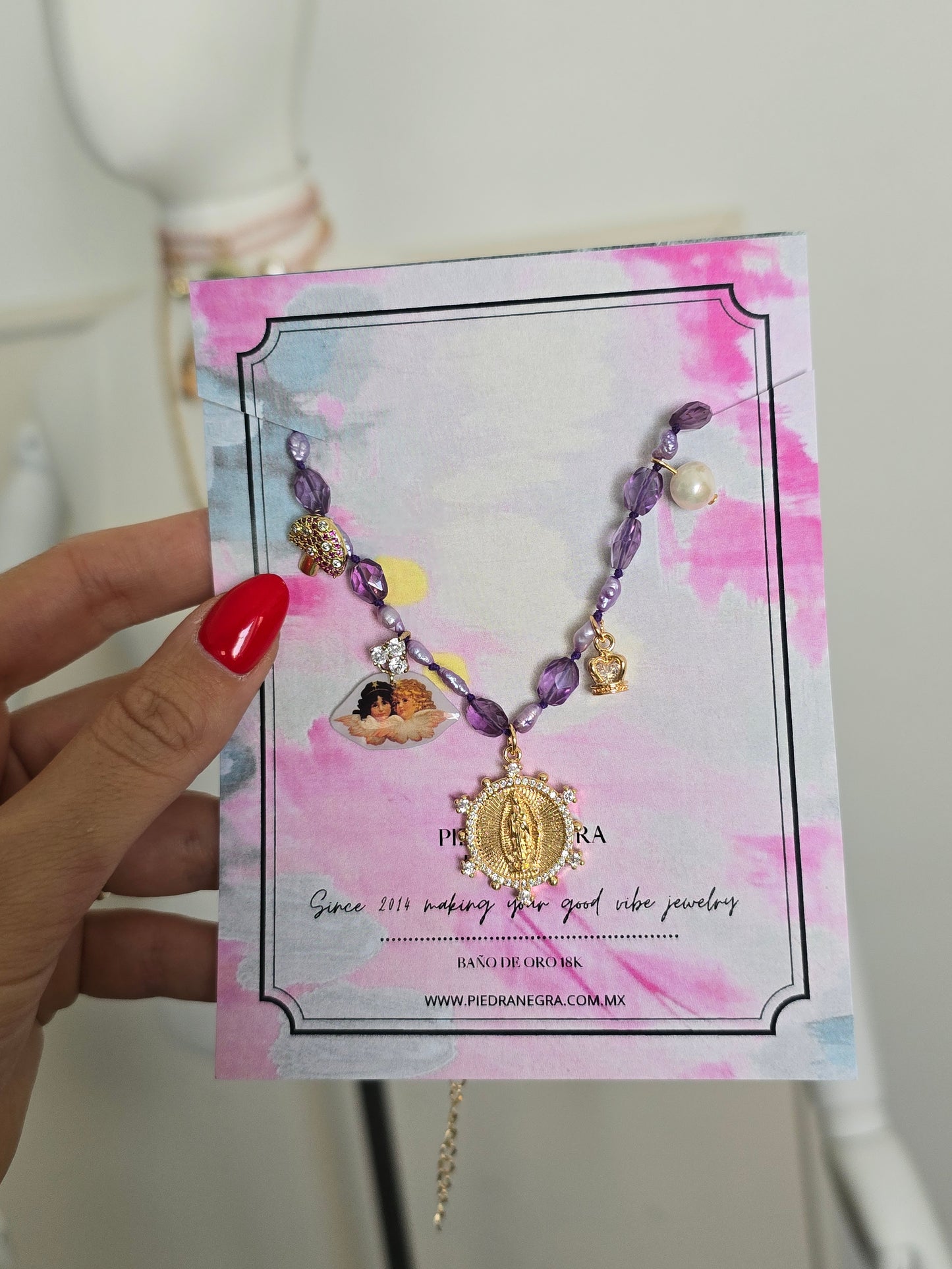 HOLLY MOTHER MARY Necklace