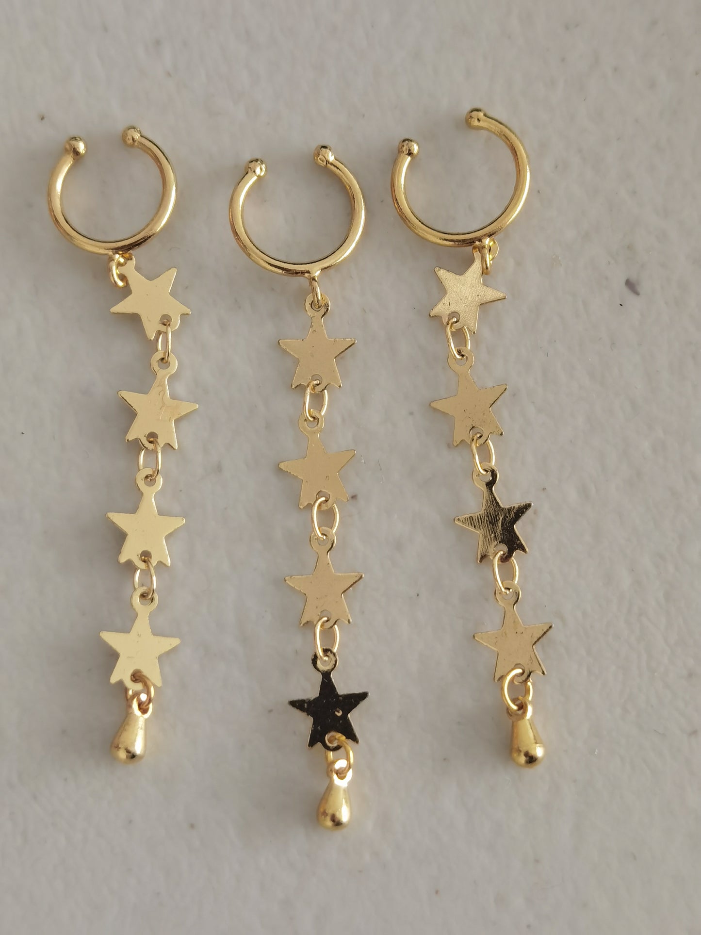 RAIN STARS EAR CUFF/SIMULADOR