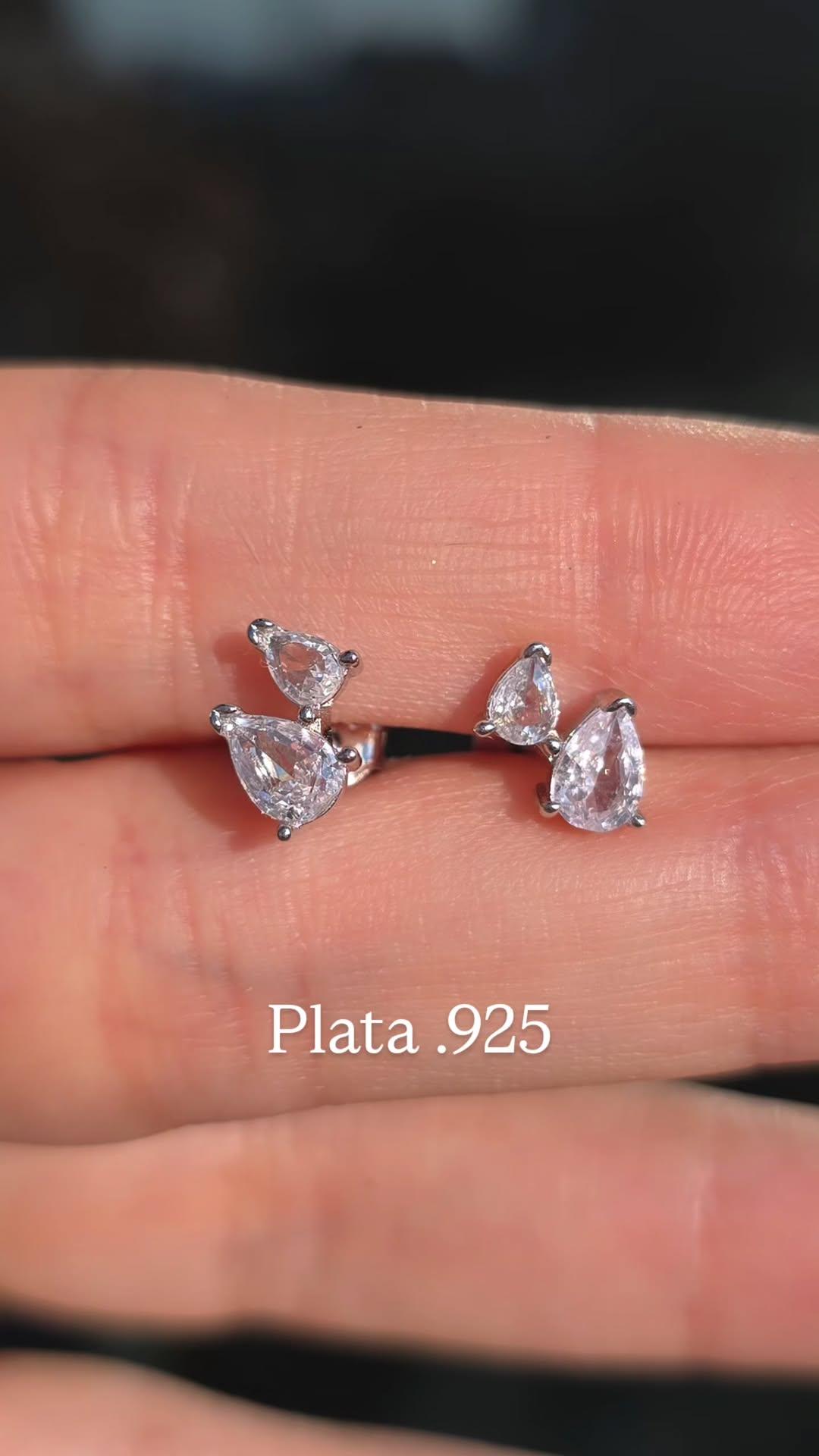Doble gota (Plata .925)