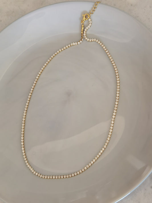 TENNIS SUPER TINY NECKLACE