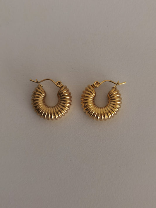 CARACOLA SMALL HOOPS (par arracadas)