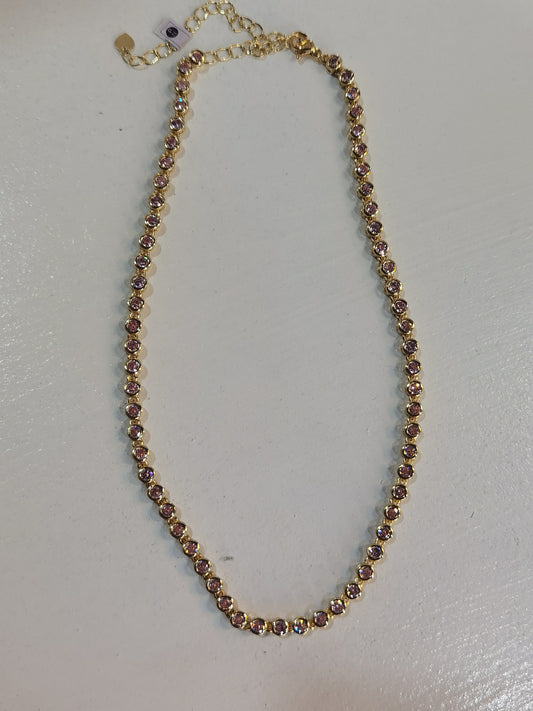 BUBBLE GUM DIAMONDS NECKLACE