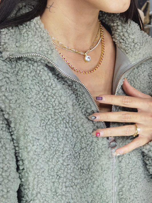 LOLLIPOP DIAMONDS NECKLACE